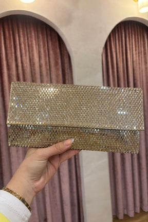 Bolso Cartera Oro