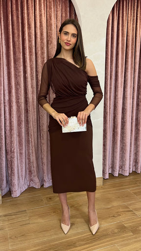 Vestido Soleil Marrón Chocolate “Made in Spain”