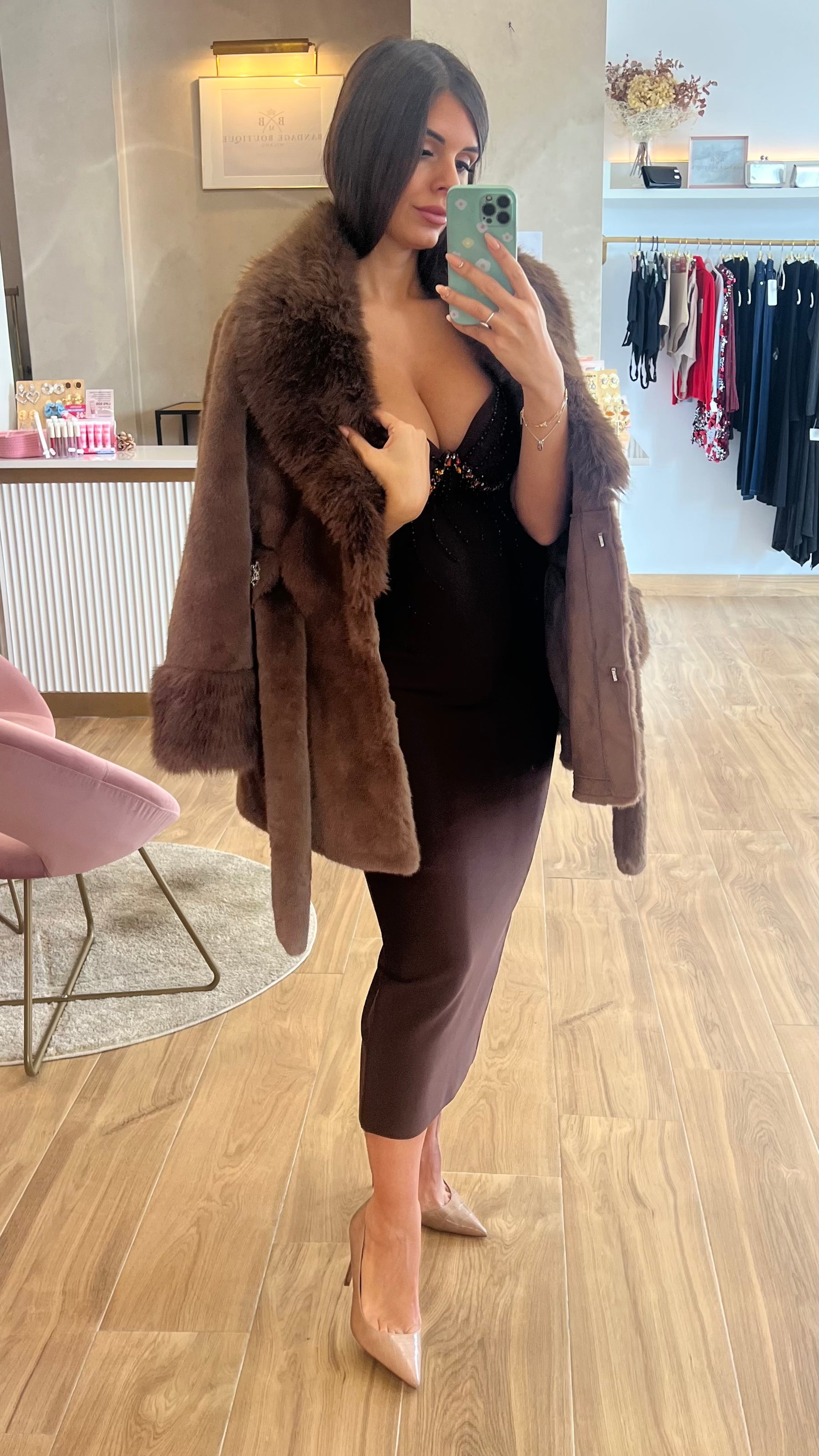 Vestido Bandage Valentina Chocolate