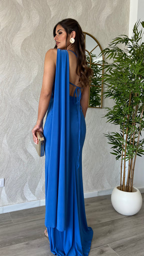 Vestido Olivia Azul Cian “Made in Spain”