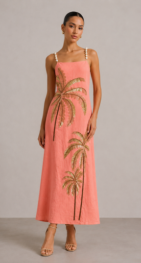 Vestido Coral Palmera