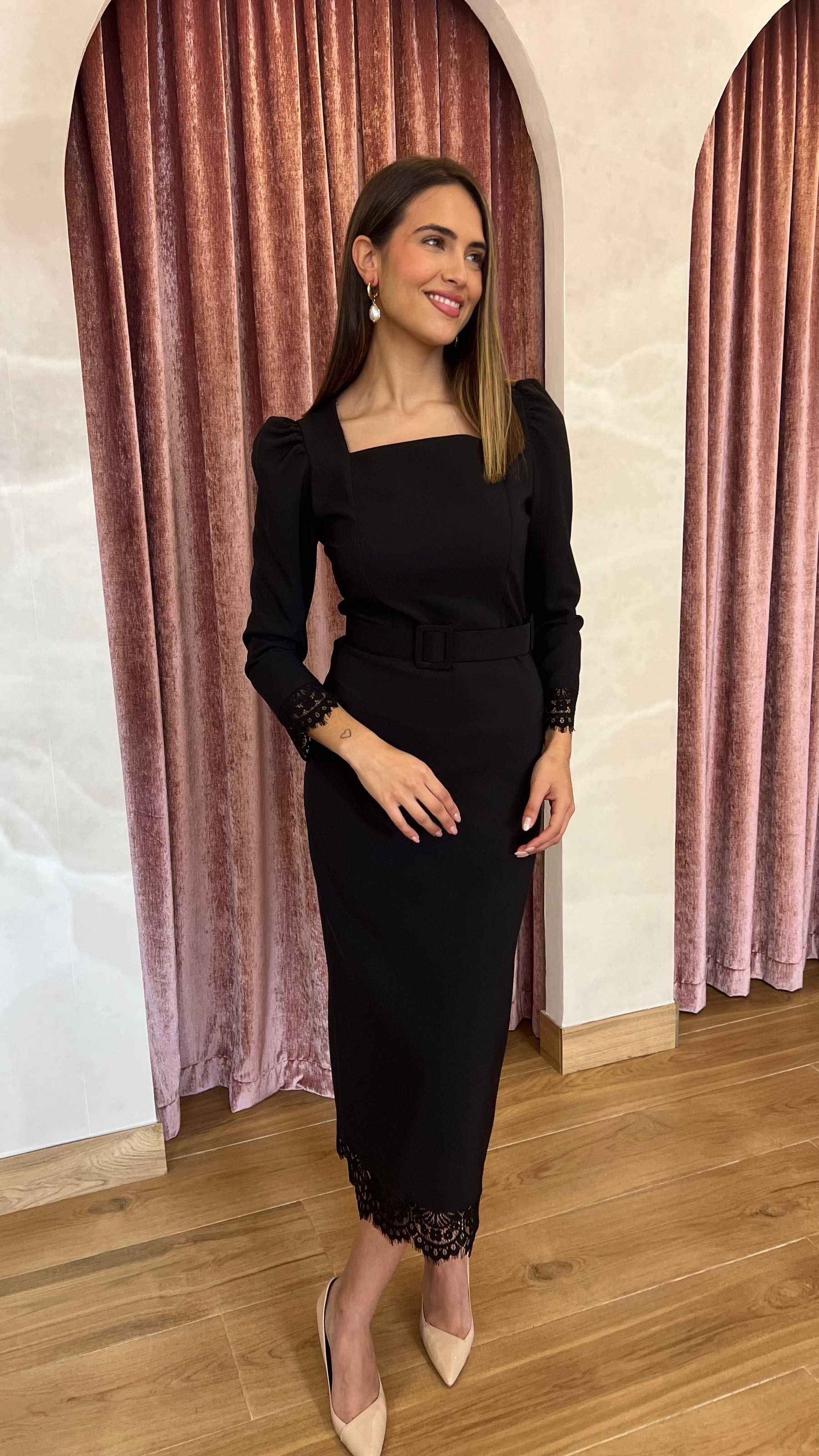 Vestido Rosario Negro Mantilla “Made in Spain”