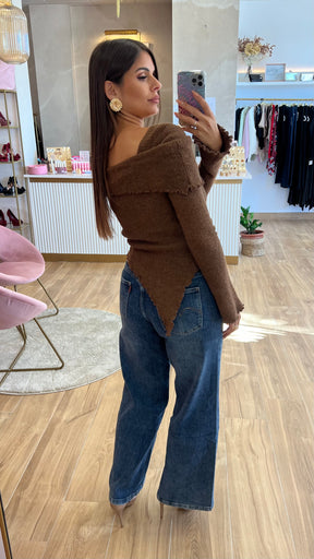 Jersey Asimétrico Flor