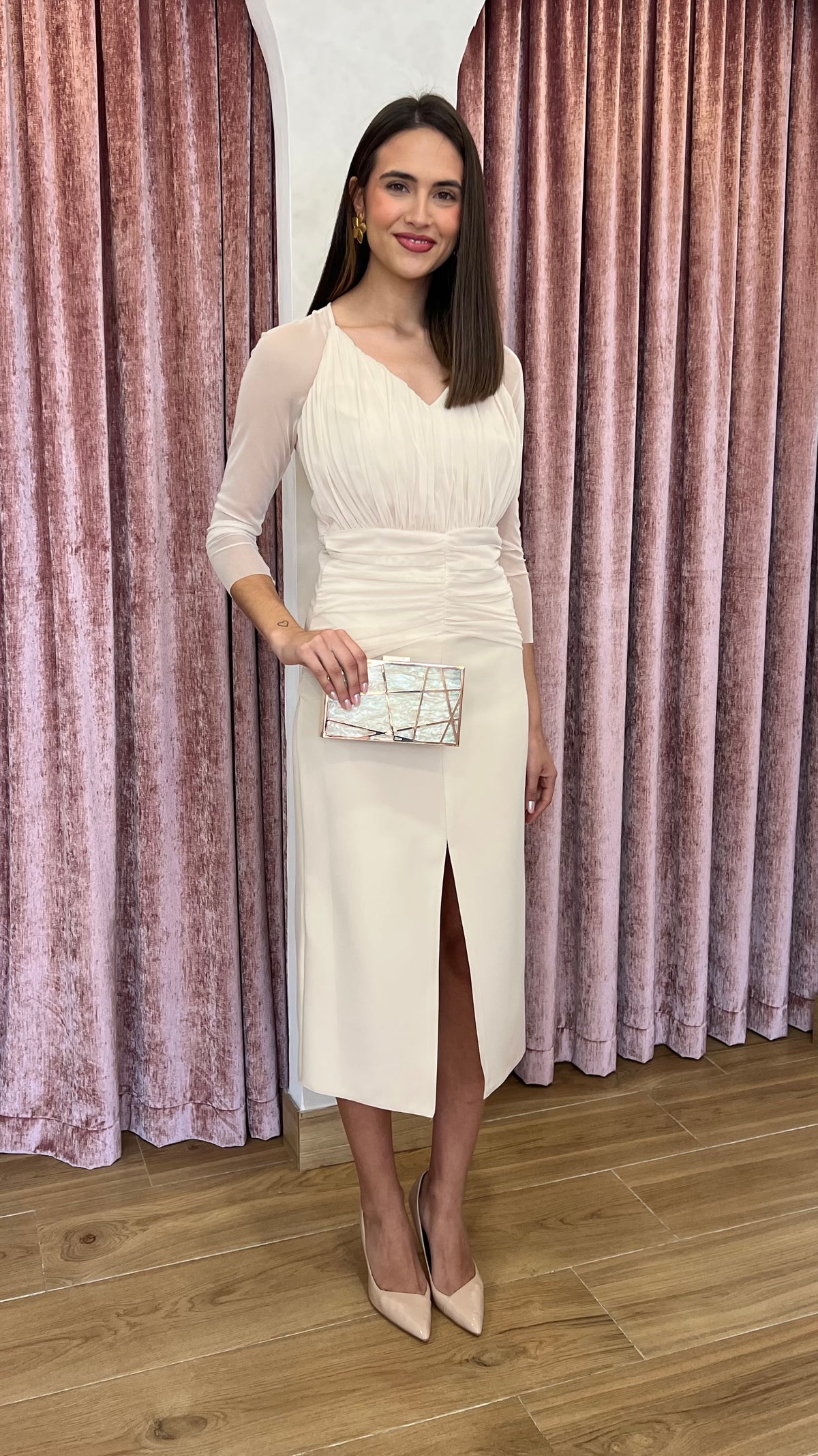 Vestido Alma Beige “Made in Spain”