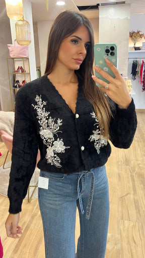 Rebeca Bordado Joya Negra