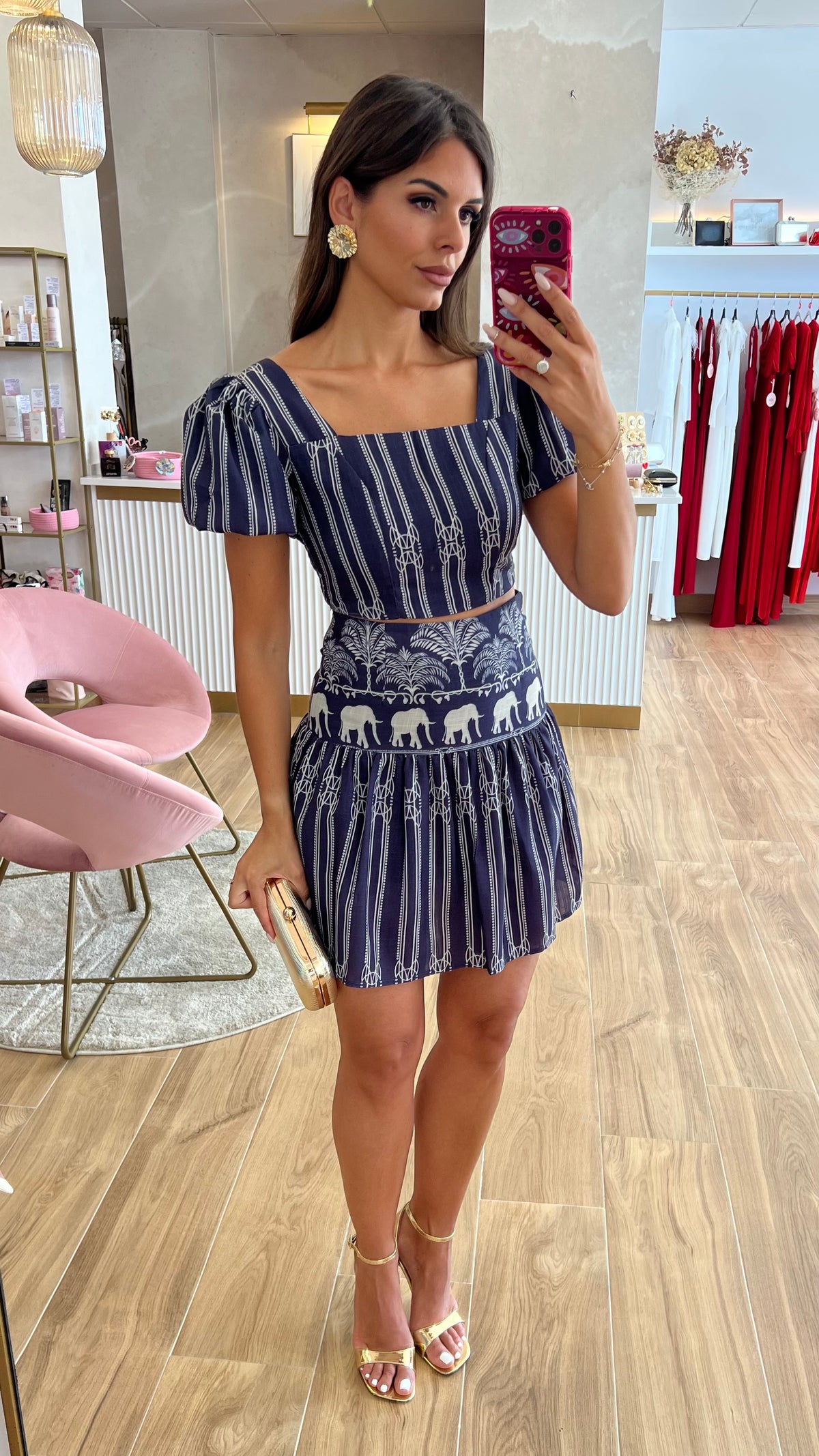 Conjunto Jaipur Marino