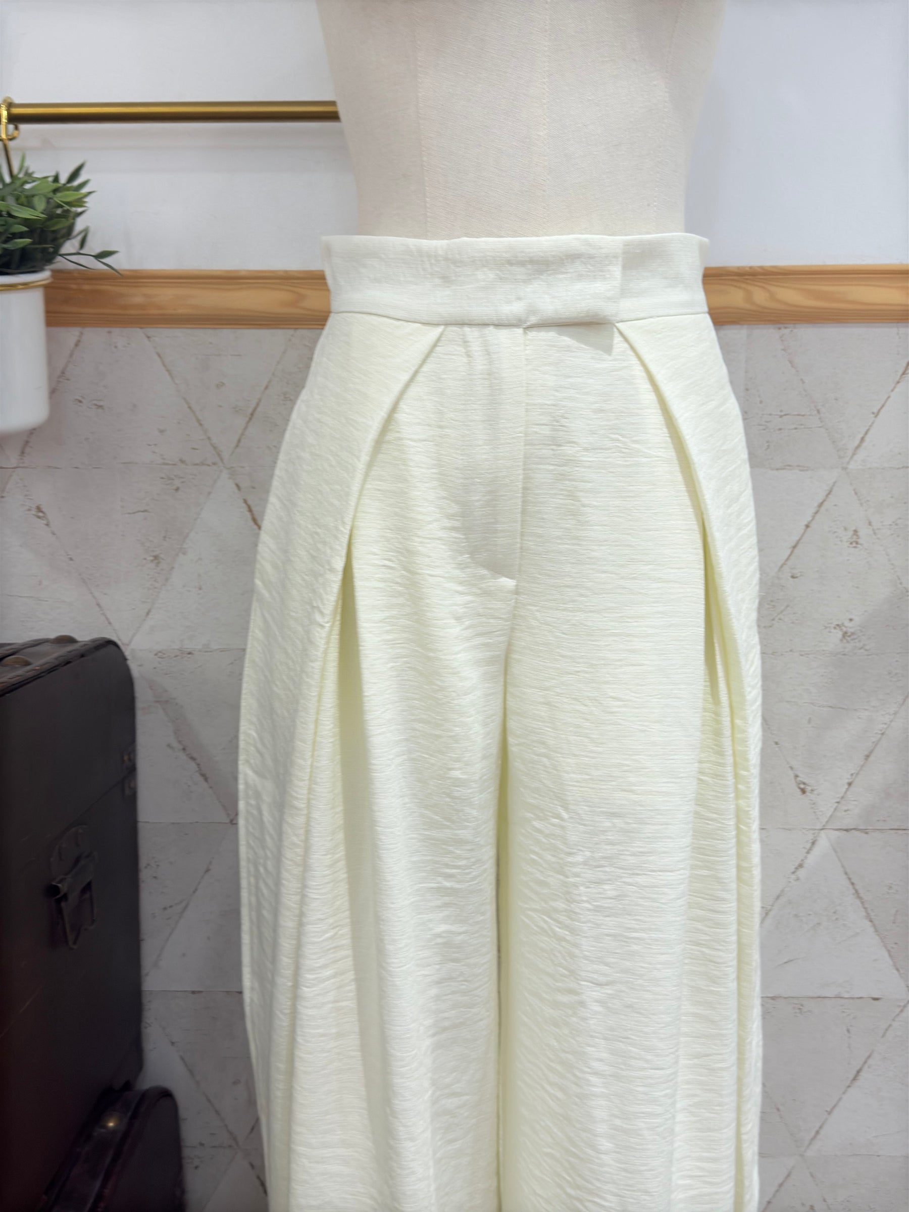 Pantalón Palazzo Beige