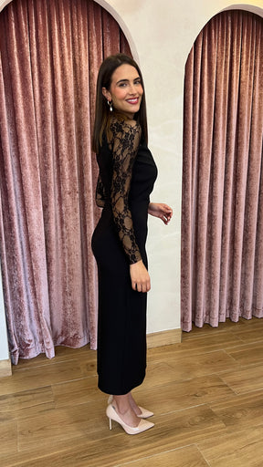 Vestido Regina Negro Mantilla “Made in Spain”