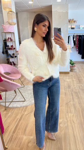 Rebeca Flores Blanca Premium