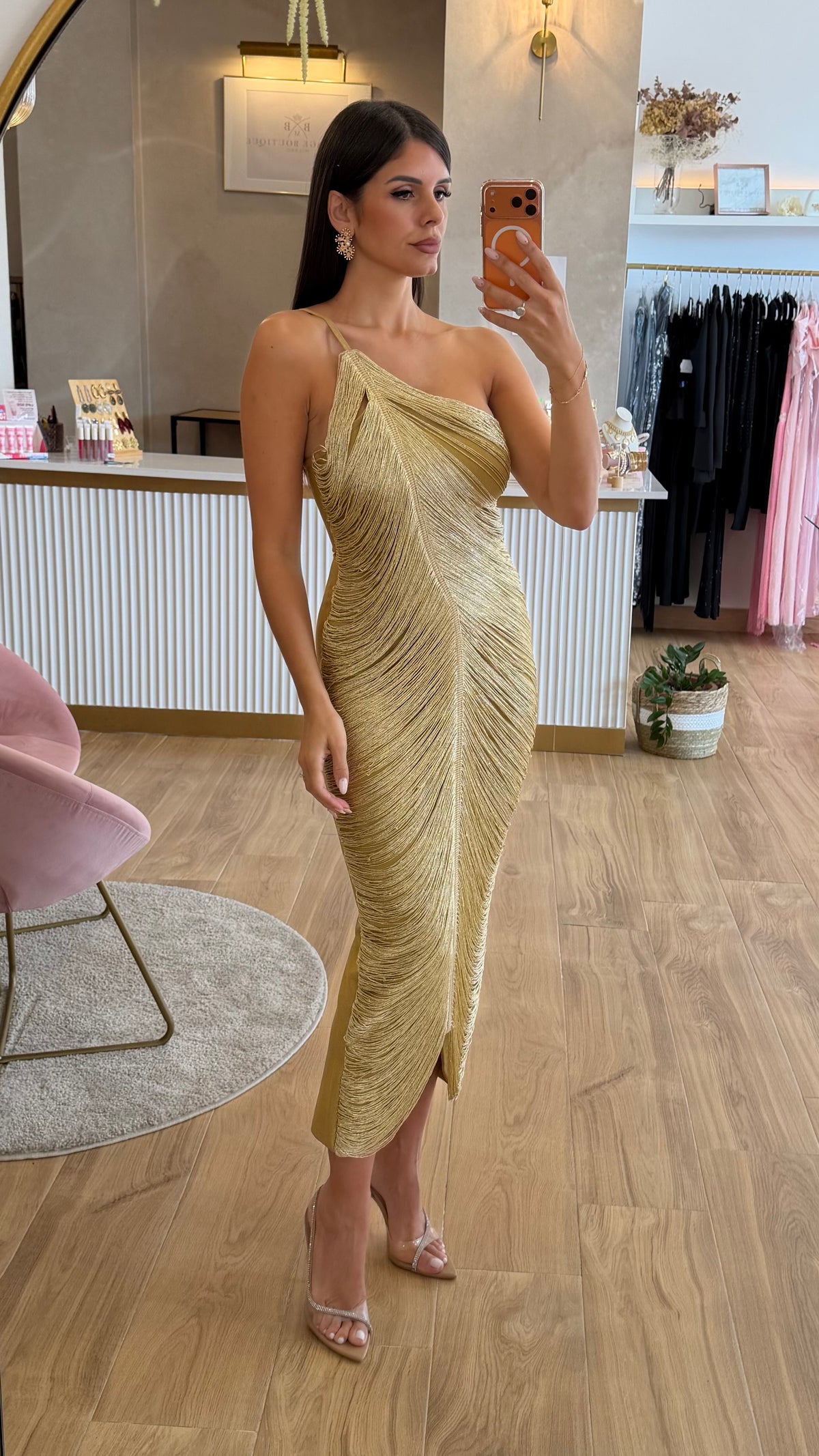 Vestido Bandage Atenea Gold