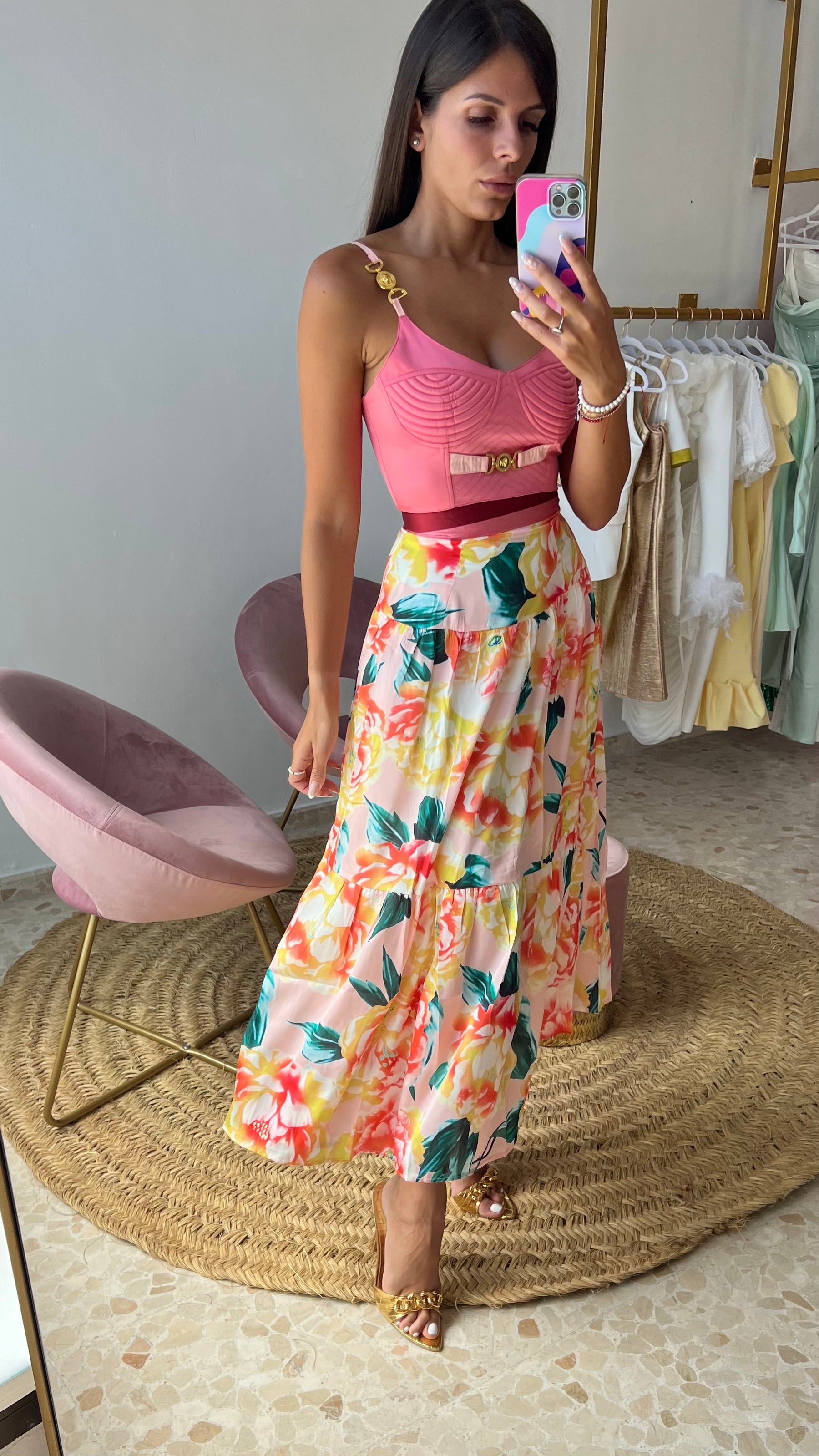 Conjunto Ver Santorini Flor