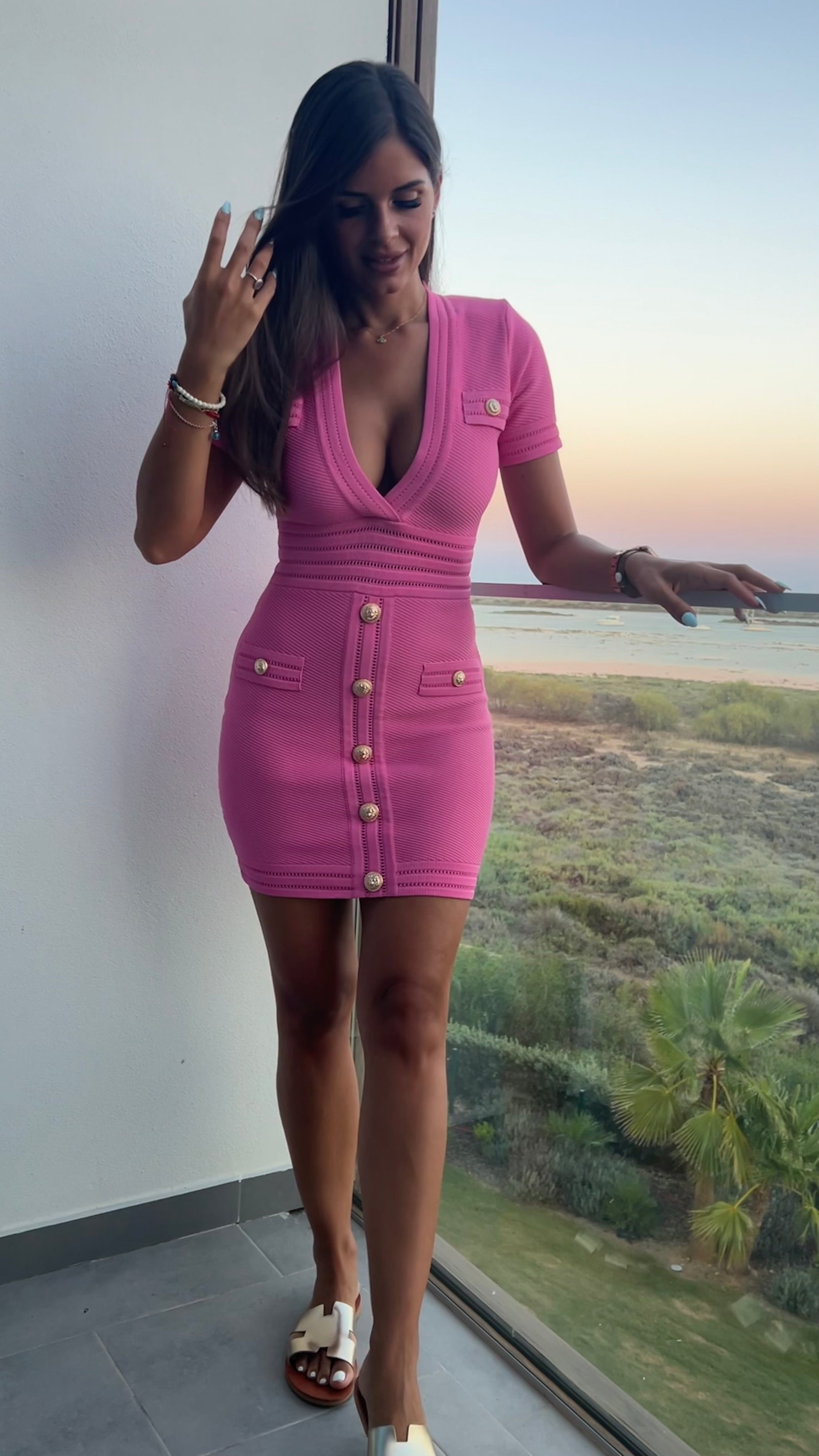 Vestido Jessica Pink