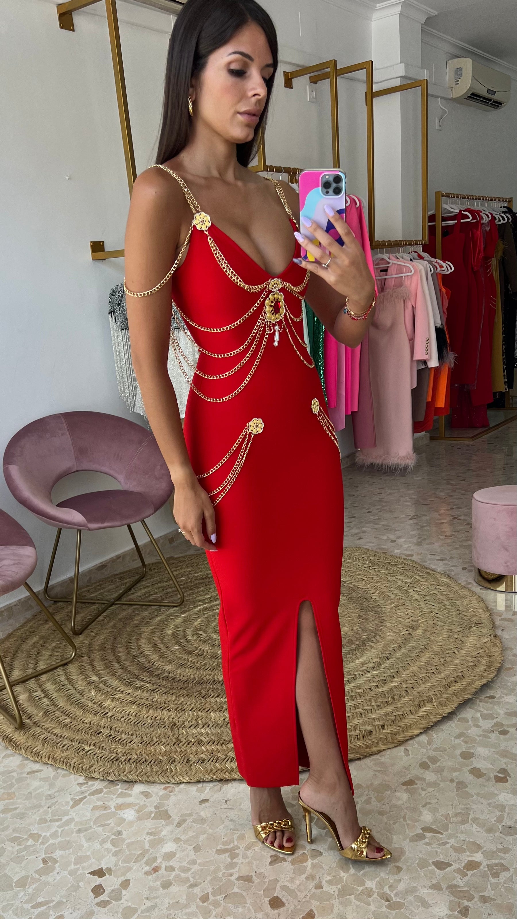 Vestido Bandage Coraline Rojo
