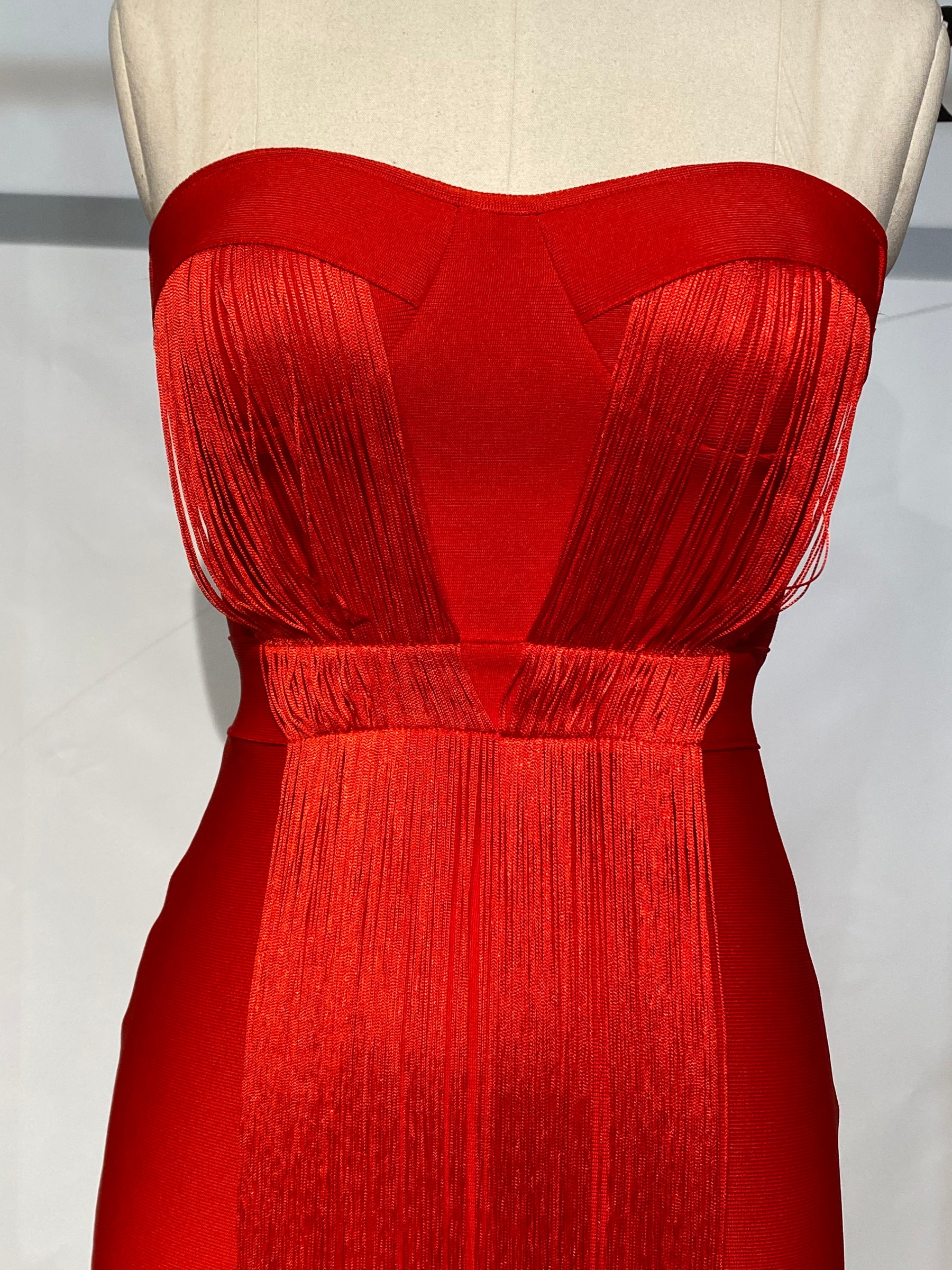 Vestido Bandage Fiorella Rojo