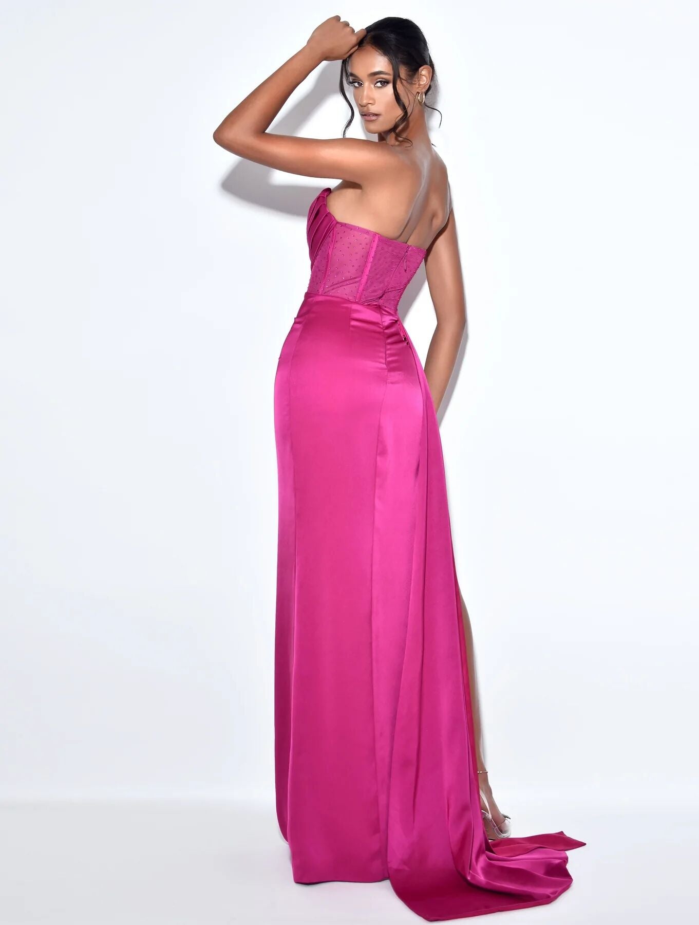 Vestido Tiffany Pink Con Copas