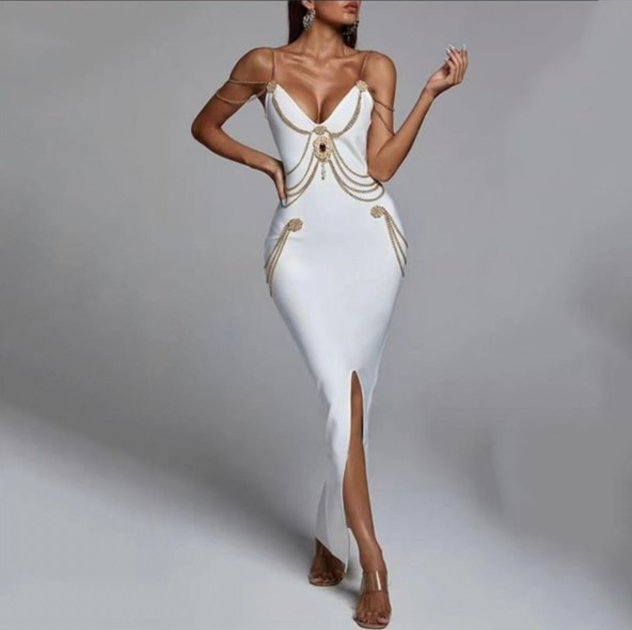 Bandage Dress Coraline White LE